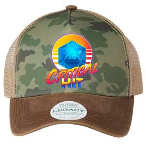 Retro 80's DnD Critical Hit Legacy Tie Dye Trucker Hat