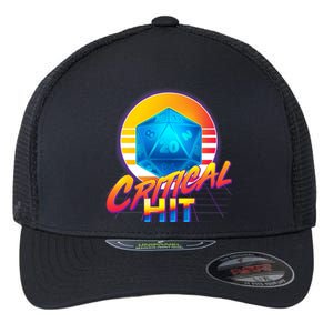 Retro 80's DnD Critical Hit Flexfit Unipanel Trucker Cap