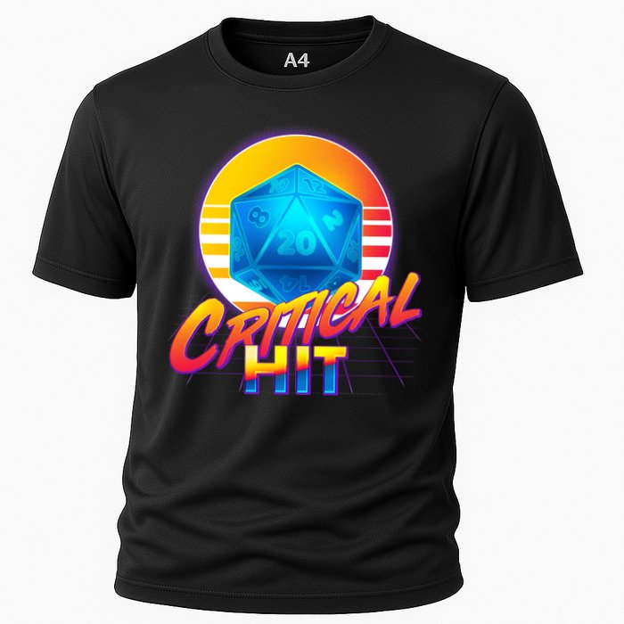 Retro 80's DnD Critical Hit Performance Shirt