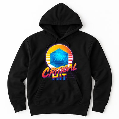 Retro 80's DnD Critical Hit Hoodie