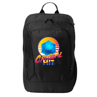 Retro 80's DnD Critical Hit City Backpack