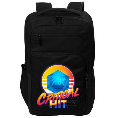 Retro 80's DnD Critical Hit Impact Tech Backpack