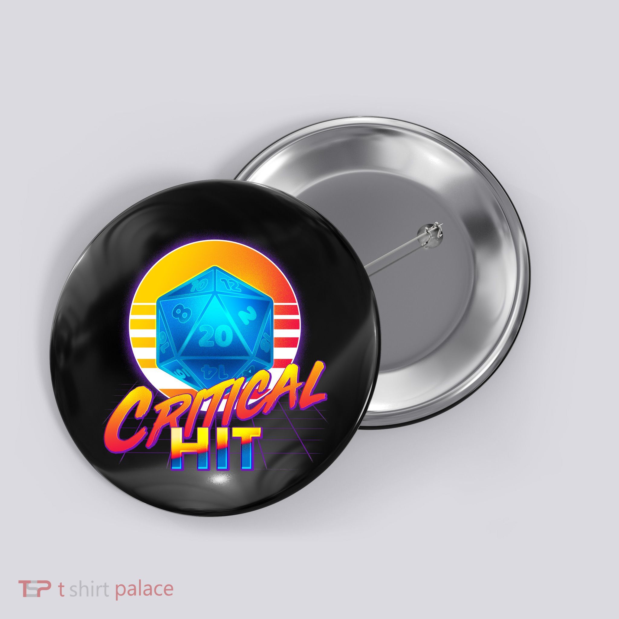Retro 80's DnD Critical Hit Button