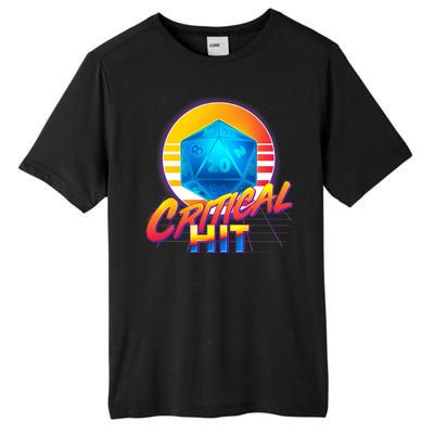 Retro 80's DnD Critical Hit Tall Fusion ChromaSoft Performance T-Shirt