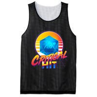Retro 80's DnD Critical Hit Mesh Reversible Basketball Jersey Tank