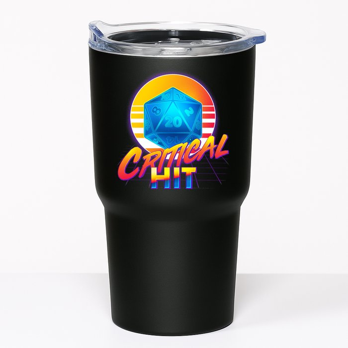 Retro 80's DnD Critical Hit Tumbler