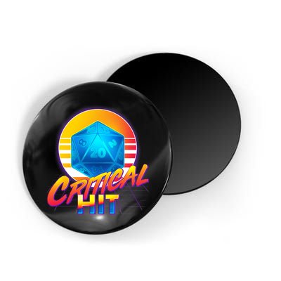 Retro 80's DnD Critical Hit Magnet