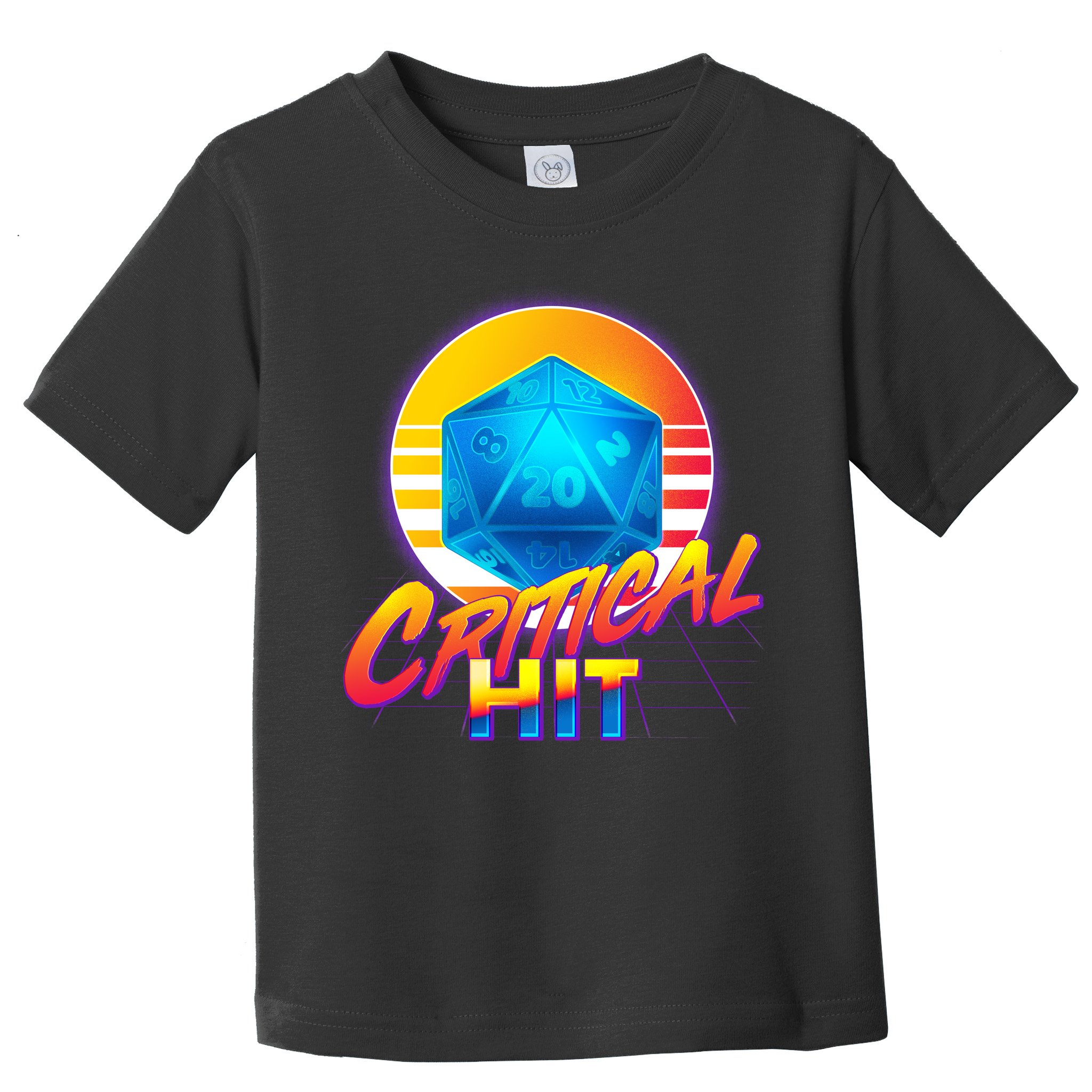 Retro 80's DnD Critical Hit Toddler T-Shirt