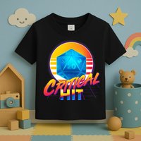 Retro 80's DnD Critical Hit Toddler T-Shirt