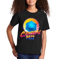 Retro 80's DnD Critical Hit Kids T-Shirt