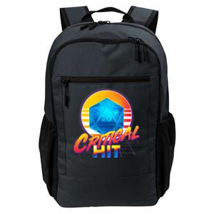 Retro 80's DnD Critical Hit Daily Commute Backpack