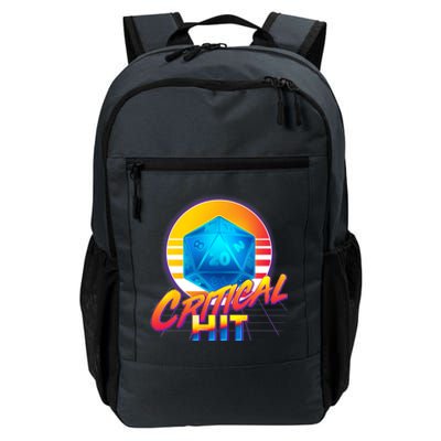 Retro 80's DnD Critical Hit Daily Commute Backpack