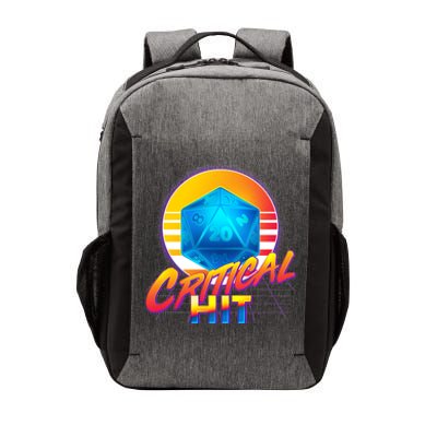 Retro 80's DnD Critical Hit Vector Backpack