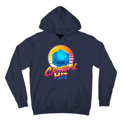 Retro 80's DnD Critical Hit Tall Hoodie