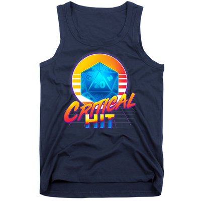 Retro 80's DnD Critical Hit Tank Top