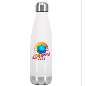 Retro 80's DnD Critical Hit Stainless Steel Insulated Water Bottle