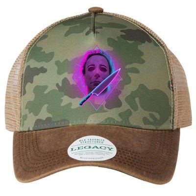 Retro 80's Eighties Myers With Knife Legacy Tie Dye Trucker Hat