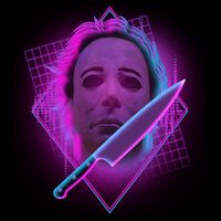 Retro 80's Eighties Myers With Knife Backpack
