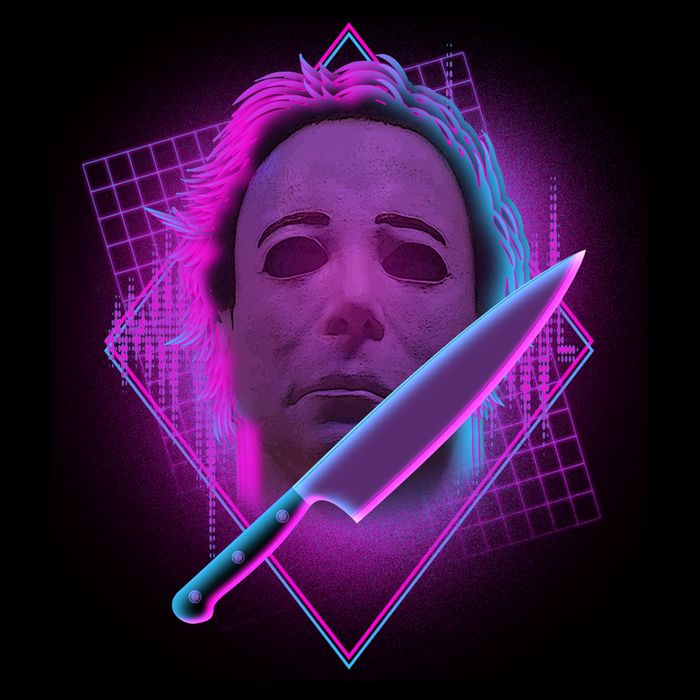 Retro 80's Eighties Myers With Knife Backpack