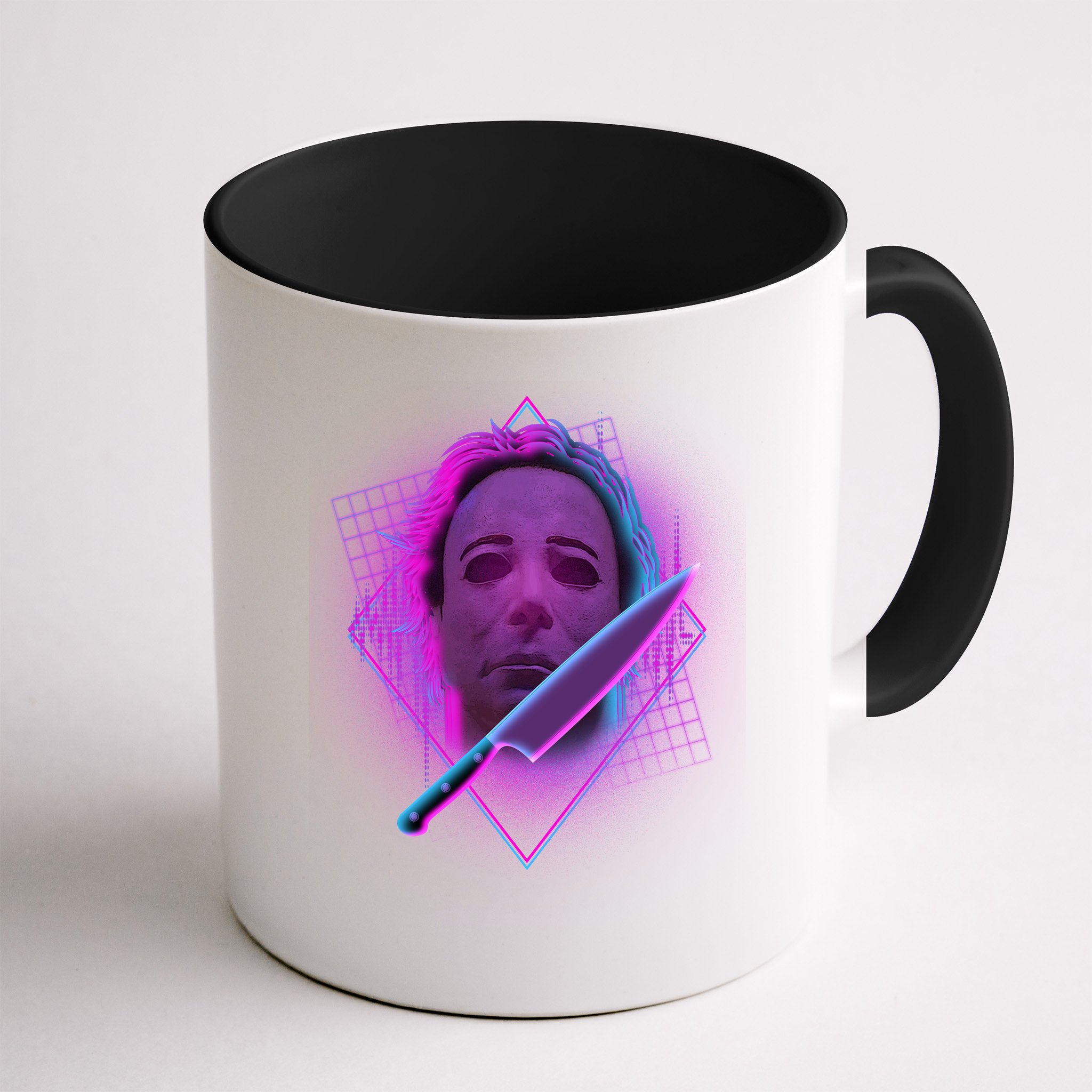 Retro 80's Eighties Myers With Knife Mug