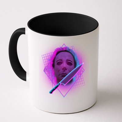 Retro 80's Eighties Myers With Knife Mug
