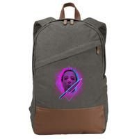 Retro 80's Eighties Myers With Knife Cotton Canvas Backpack