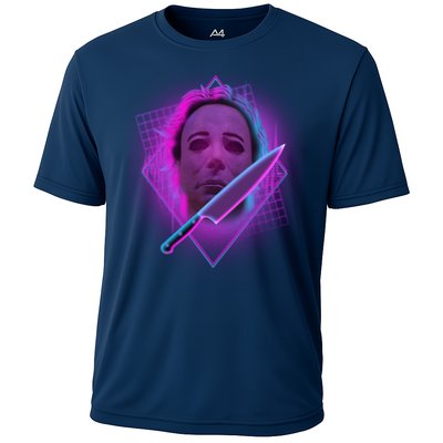 Retro 80's Eighties Myers With Knife Performance Shirt