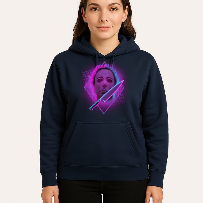 Retro 80's Eighties Myers With Knife Hoodie