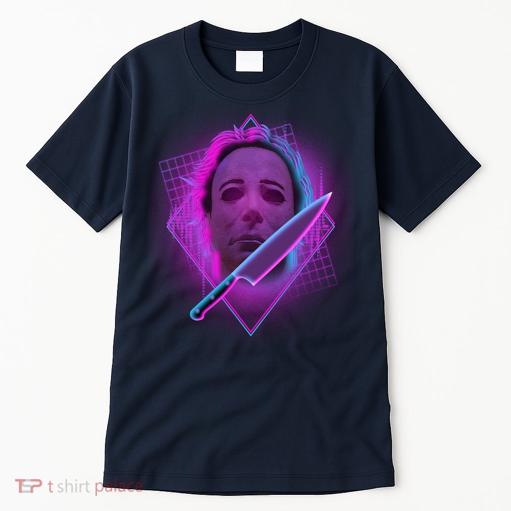 Retro 80's Eighties Myers With Knife Tall T-Shirt