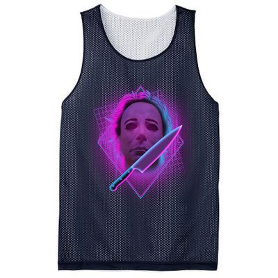 Retro 80's Eighties Myers With Knife Mesh Reversible Basketball Jersey Tank