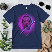 Retro 80's Eighties Myers With Knife Premium T-Shirt