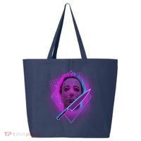 Retro 80's Eighties Myers With Knife 25L Jumbo Tote