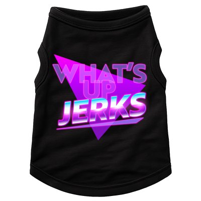 Retro 80's Eighties What's Up Jerks Doggie Tank