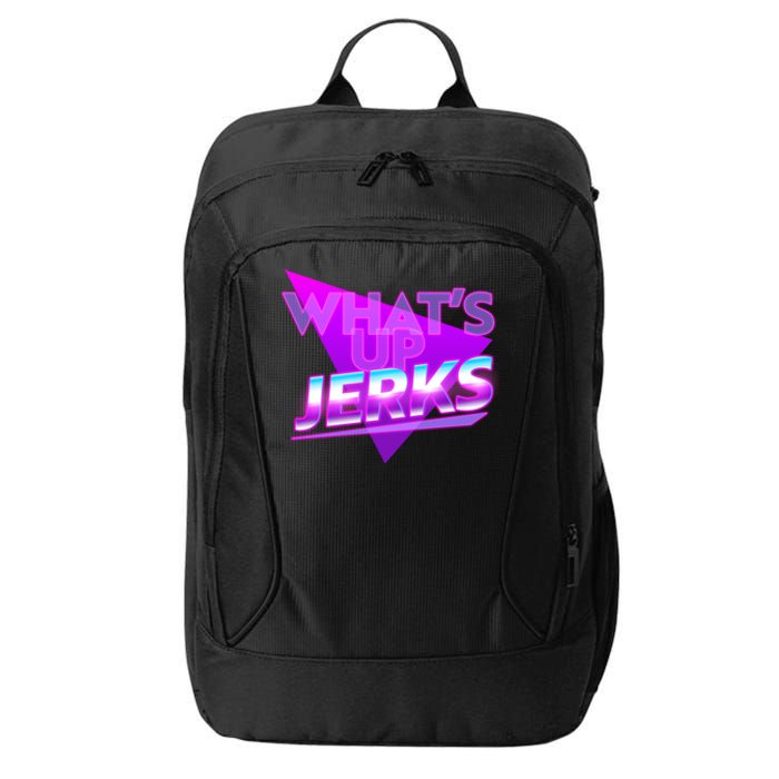 Retro 80's Eighties What's Up Jerks City Backpack