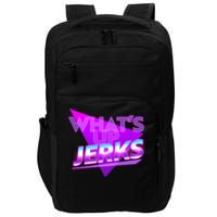 Retro 80's Eighties What's Up Jerks Impact Tech Backpack