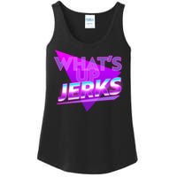 Retro 80's Eighties What's Up Jerks Ladies Essential Tank