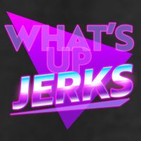 Retro 80's Eighties What's Up Jerks 25L Jumbo Tote
