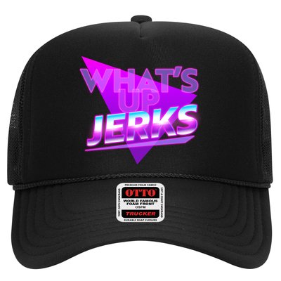 Retro 80's Eighties What's Up Jerks Trucker Hat