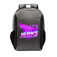 Retro 80's Eighties What's Up Jerks Vector Backpack