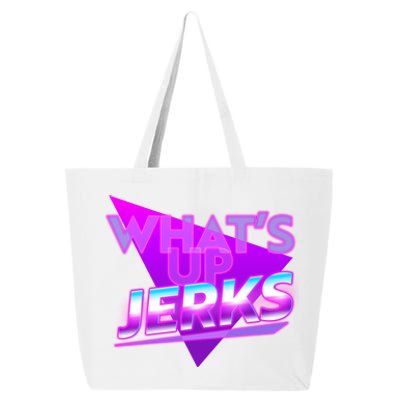 Retro 80's Eighties What's Up Jerks 25L Jumbo Tote