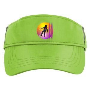 Retro 80's Glitch Astronaut Adult Drive Performance Visor