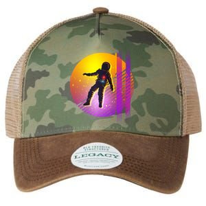 Retro 80's Glitch Astronaut Legacy Tie Dye Trucker Hat