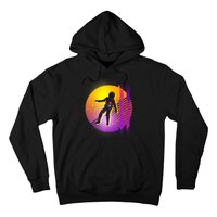 Retro 80's Glitch Astronaut Hoodie