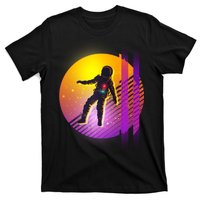 Retro 80's Glitch Astronaut T-Shirt