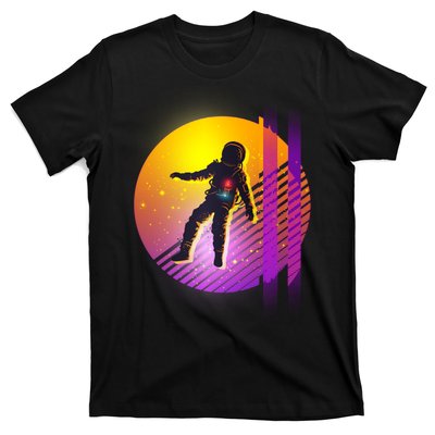 Retro 80's Glitch Astronaut T-Shirt