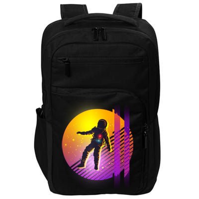 Retro 80's Glitch Astronaut Impact Tech Backpack