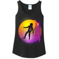 Retro 80's Glitch Astronaut Ladies Essential Tank