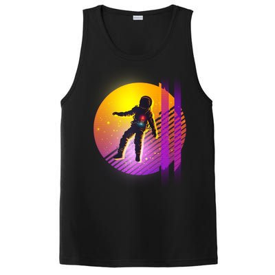 Retro 80's Glitch Astronaut PosiCharge Competitor Tank