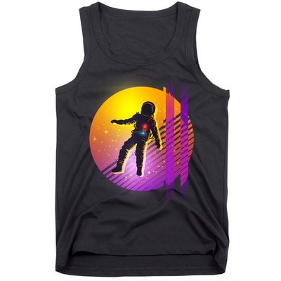 Retro 80's Glitch Astronaut Tank Top