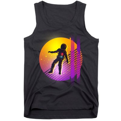 Retro 80's Glitch Astronaut Tank Top